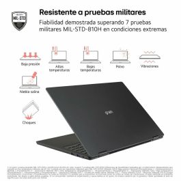 LG 14ZD90T-G.AX78B Portátil 14" WUXGA IPS Intel Core Ultra 7-255H, 16GB RAM, 1TB SSD, Sin SO, 1.1kg, 30h, Negro