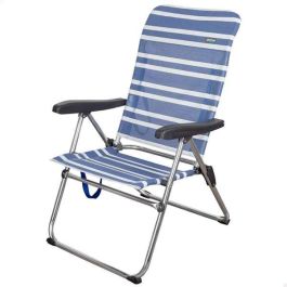 Silla playa plegable aluminio mykonos 5 posiciones 61x63x93 cm con asa. Silla playa plegable aluminio mykonos 5 posiciones 61x63x93 cm con asa.