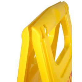 PROBBAX - FS-1001-YEL - Señal de suelo "CUIDADO" - 28 x 4 x 60 cm - Amarillo