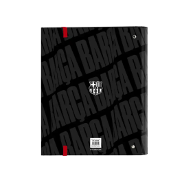 Carpeta de anillas F.C. Barcelona Negro 27 x 32 x 3.5 cm