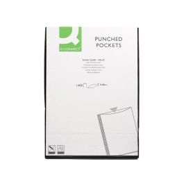 Funda Multitaladro Q-Connect Folio 80 Mc Cristal Caja De 1400 Unidades