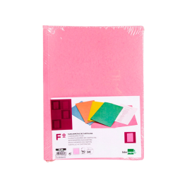 Liderpapel Subcarpeta Folio Rosa Pastel 180g/m2 Cartulina Colores Pastel Archivo 215 mm x 315 mm