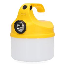 Edm Linterna/Farol de Camping Recargable 500lm 18W, 36 LEDs, 3 Posiciones, USB, IP44 Edm Linterna/Farol de Camping Recargable 500lm 18W, 36 LEDs, 3 Posiciones, USB, IP44