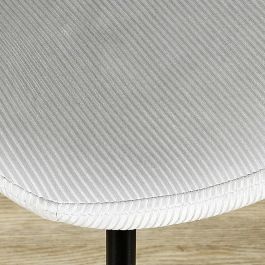 Home Deco Factory Silla Giulia Terciopelo Gris Claro Colección Lounge