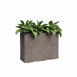 ARTEVASI Jardinera Sydney Plástico Gris Topo 80 cm 50 L