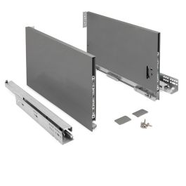 Herrajes Alk 1383.234 Cajón Qube H250 Extracción Total Cierre Amortiguado SLOW, 40kg Carga, Antracita 350mm Cocina Precio: 33.4999995. SKU: B14ZFFWRX3