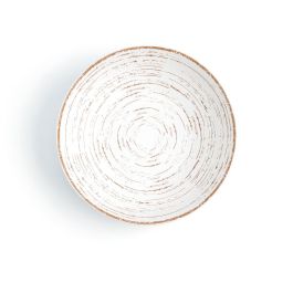 Ariane Plato Hondo Porcelana Tornado White 21 cm (6 Unidades) Cerámica Reforzada Apto Microondas y Horno Precio: 49.50000011. SKU: S2708027