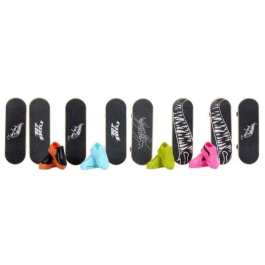 Hot Wheels Pack Tony Hawk Fingerskate - Caja de 8 Tablas - MATHLP19 - Multicolor