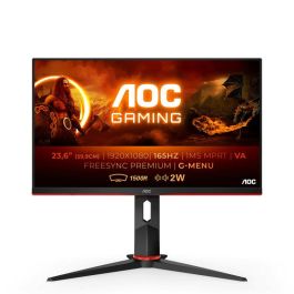 Monitor Gaming Curvo AOC C24G2AE 23.6"/ Full HD/ 1ms/ 165Hz/ VA/ Multimedia/ Negro