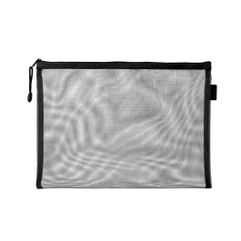 Liderpapel Bolsa Zipper Bag Multiusos Poliéster Transpirable DIN A5 Negro