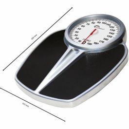 Little Balance Báscula personal mecánica 8182 PRO M 200, 200 kg, Pantalla grande, Profesional, Negro y Cromo