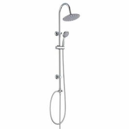 Rousseau Columna de Ducha sin Grifo Dunedin Cromada - Cabezal Ø200mm ajustable, ducha 5 chorros, antical, manguera 1.5m Precio: 60.5. SKU: B18BVWFJ3J