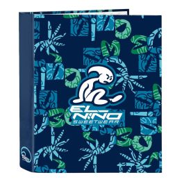 Carpeta de anillas El Niño Glassy Azul marino A4 27 x 33 x 6 cm Precio: 6.50000021. SKU: B1DKNY7HPG