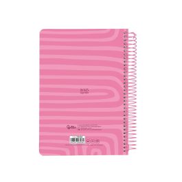 Agenda Espiral Liderpapel Syros A5 2025 Dia Pagina Colorrosa Papel 60 gr Catalan