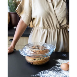 Pyrex 118A000 / 7043 Cocotte Redonda Pyrex Classic 32cm x 27cm 3.5L + 1.4L