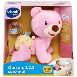 VTECH BABY - Oso, 1,2,3 Sígueme - Rosa Precio: 54.49999962. SKU: S7180076