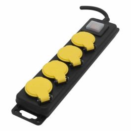Chacon Toma de Corriente Múltiple para Exterior a Prueba de Agua, 4 Vías, 16 Amperios, con Interruptor Integrado y Cable de 3 Metros, Color Negro Precio: 26.79000016. SKU: B13SS9CTWE