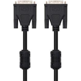 Nanocable 10.15.0802 Cable DVI Dual Link 24+1 Macho-Macho 1.8m Negro con Ferrita Soporta Full-HD 1080p, 10.2 Gb/s, 330MHz Nanocable 10.15.0802 Cable DVI Dual Link 24+1 Macho-Macho 1.8m Negro con Ferrita Soporta Full-HD 1080p, 10.2 Gb/s, 330MHz