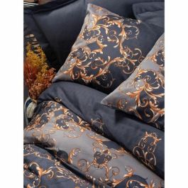 Juego de Cama 220x240 cm Funda Nórdica + 2 Fundas Almohada 60x60 cm 100% Algodón Satén Azul ASI8683743799916