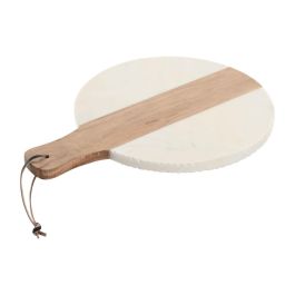 DKD Home Decor Tabla de Cortar Urban de Mármol y Acacia Blanco Natural 31 x 41 x 2 cm Precio: 12.79000008. SKU: B17FJMY44R