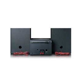 Lenco MC-250 Minicadena de Música Doméstica Negra 24W con Radio DAB+/FM, Bluetooth 5.0 y USB, Pantalla TFT