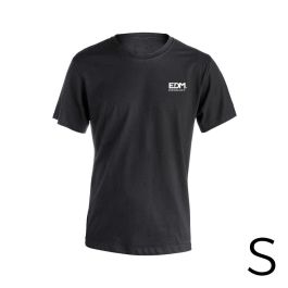 *merchandising* camiseta negra talla-s manga corta bordado edm