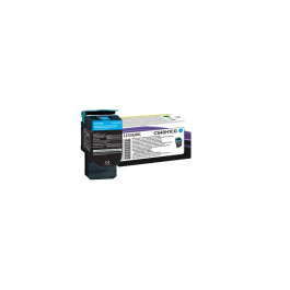Lexmark Toner Laser C540H1CG Cian Original para C540/C543/C544/X543/X544 Rendimiento 2000 Páginas