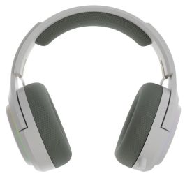 Newskill Aton V2 Ivory Auriculares Gaming Inalámbricos 2.4GHz/Bluetooth, con Cable, 50mm, Micrófono Retráctil, RGB, 60H Batería, para PC, PS5, Xbox, Switch, Smartphone