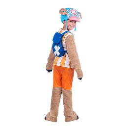 Disfraz chopper gorro, mochila, camiseta, pantalón y cubrebotas talla 7-9 y