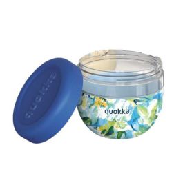 QUOKKA Recipiente de Comidas 770ml MS con Funda de Silicona Bubble Blue Peonías Precio: 8.0465. SKU: B1DDMD5Q5M