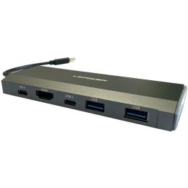 LC-Power LC-HUB-C-MULTI-7-M2 Hub USB-C a 2xUSB-A/2xUSB-C/HDMI, 5000Mbit/s, 100W PD, Aluminio
