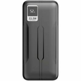 Leotec LEPOW20W22K Batería externa Power Bank 20000 mAh, carga rápida 22.5W/20W PD, 3 puertos, pantalla digital, negro