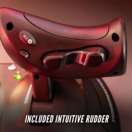 Thrustmaster T-FLIGHT HOTAS X Joystick para PC y PS3 con Acelerador y Timón Dual, Alta Precisión, 12 Botones y Plug & Play