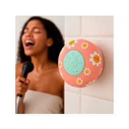 Wondee Altavoz Bluetooth Impermeable Margaritas Mr Wonderful para Ducha