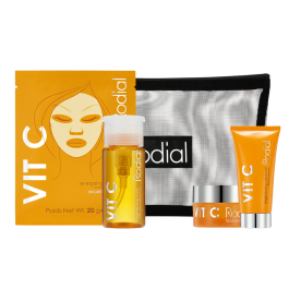 Little Luxuries Kit Set Rodial: Vit C, Brightening, Cleansing Gel, For Face, 20 ml + Vit C, Brightening, Souffle, For Face, 15 ml + Vit C, Brightening, Tonic Mist, 100 ml + Vit C, Energising, Sheet Mask, For Face, 20 g Precio: 36.68999994. SKU: B1KBF7SV2K
