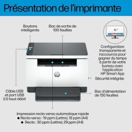 HP LaserJet MFP M234d Impresora Monocromo Multifunción de Alto Rendimiento con Dúplex Automático, Copia y Escáner