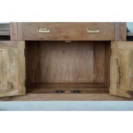 DKD Home Decor Resez Buffet Colonial Acacia Natural Dorado 150 x 40 x 81 cm