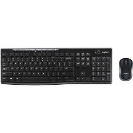 Logitech MK270 Combo Teclado y Ratón Inalámbrico Silencioso y Duradero, Con Cubierta de Silicona, Full-Size UK, Compatible ChromeOS/Windows Precio: 34.50000037. SKU: S55080765