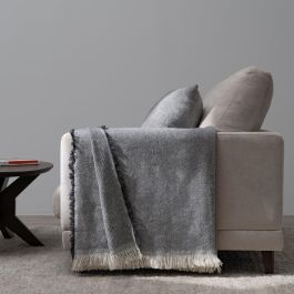 Colcha Antracita Algodón Textil/Hogar 280 X 260 cm