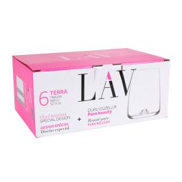 Lav Set de 6 Vasos Terra 360 cc (8 Cajas)