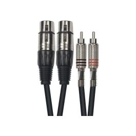 Cable De 3 Metros De Largo. 2 Xlr Hembra A 2 Rca Macho Precio: 8.88999947. SKU: B14MEPLVD5