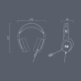 Auriculares Muse M-230 GH Negro