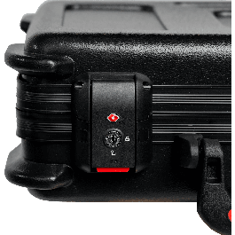 GATOR Estuche Rígido para Pedalera Neural DSP Quad Cortex TSA Viaje - ABS con Interior de Espuma EVA y Tricot Rojo