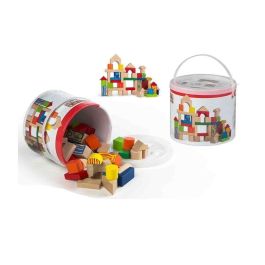 Construccion con 50 bloques de madera en cubo. Precio: 16.50000044. SKU: B16YTTAZB8