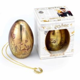 THE CARAT SHOP Colgante Huevo de Oro Harry Potter en Lata de Regalo con Cadena de 40cm