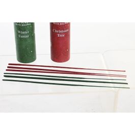 DKD Home Decor Incienso Varilla Navidad Tradicional Rojo Verde 4x28x4 cm Set de 30 (16 Unidades)