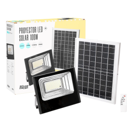 BX3 LIGHT Proyector LED Solar Exterior 120W IP65, Panel Solar 6V/15W y Batería 3.2V/8000mAh con Control Remoto y Sensor Crepuscular, Modelo BX3-SOLARFL-120W-01 Precio: 42.58999987. SKU: B175V7XFJ3