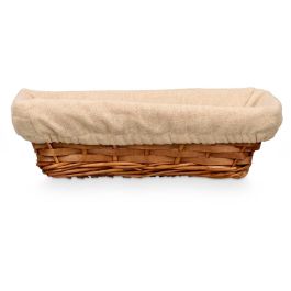 Cesta Rectangular Mimbre Madera Kipit 28X8CM (36 Unidades) Cesta Rectangular Mimbre Madera Kipit 28X8CM (36 Unidades)