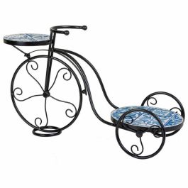 Soporte para Maceta Alexandra House Living Negro Hierro Azulejo Bicicleta 26 x 43 x 67 cm