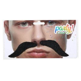 Bigote Negro Estilo Vaquero Para Disfraz Del Oeste Lejano Accesorio Adulto